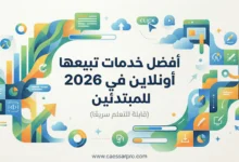 أفضل خدمات تبيعها أونلاين في 2026 للمبتدئين