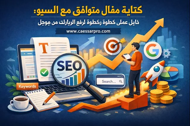 كتابة مقال متوافق مع السيو: دليل عملي خطوة بخطوة لرفع الزيارات من جوجل